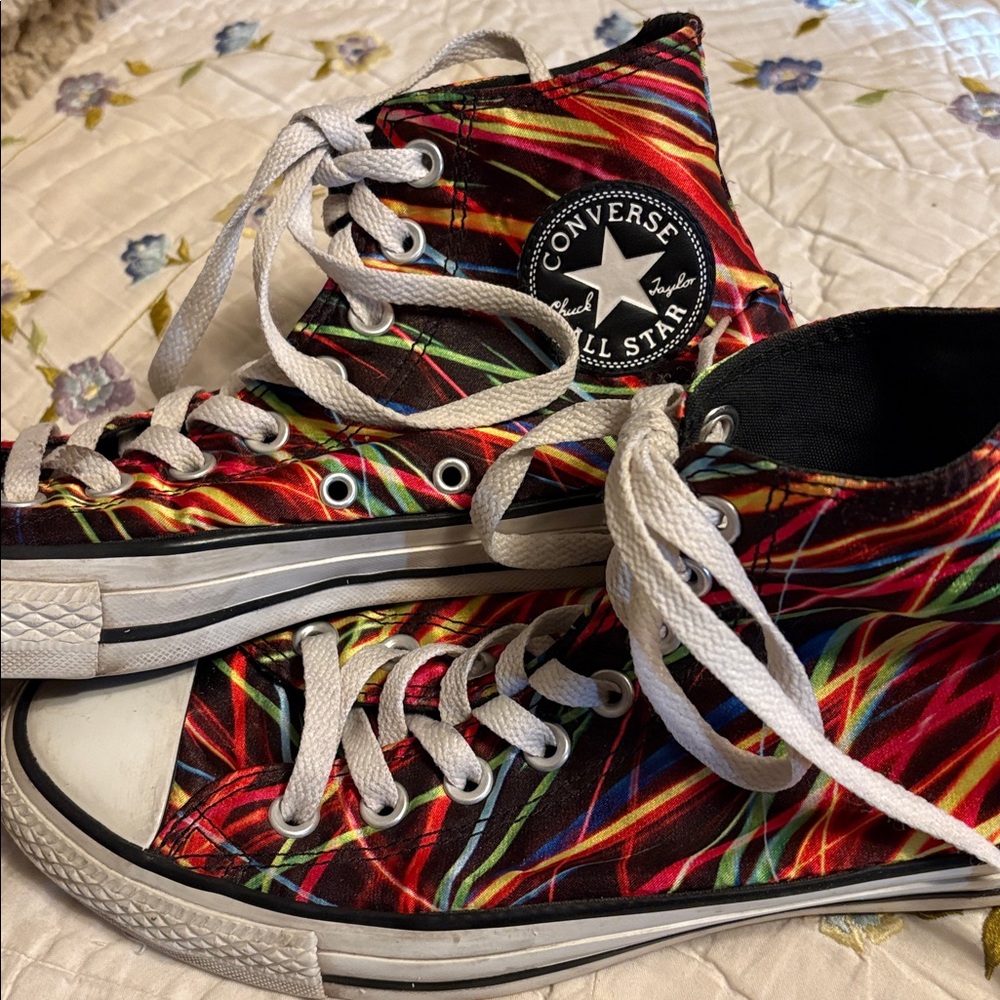 Converse Vibrant Striped High-Tops